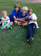 I FIGLI DI ANNE CON BUDDY GIUGNO 2014